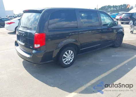 2012 Dodge Grand Caravan Se/Avp z USA, uszkodzony, nr VIN 2C4RDGBG2CR224511